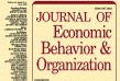 Journal of Economic Behavior and Organisation